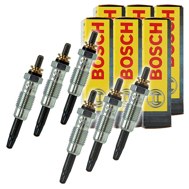 Bosch 6x Glühkerze Duraterm GLP006 [Hersteller-Nr. 0250201055] für Mercedes-Benz