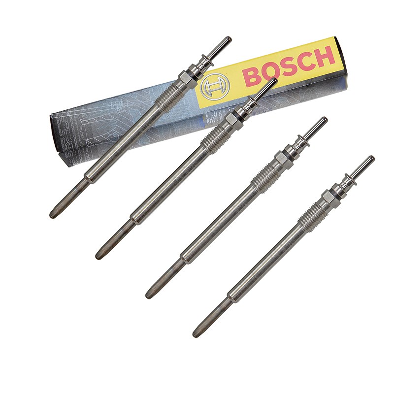 Bosch 4x Glühkerze Duraterm GLP019 [Hersteller-Nr. 0250202042] für Opel