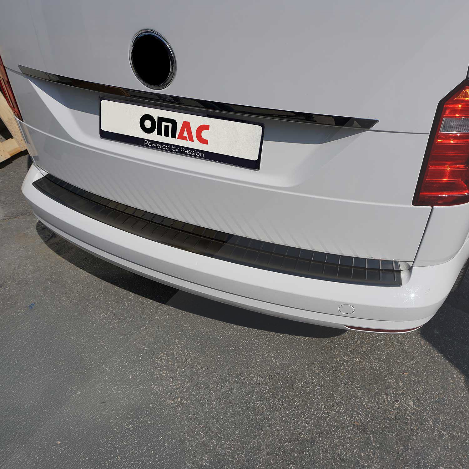 Omac Ladekantenschutz Stoßstange Gebürstet Dunkel 1tlg [Hersteller-Nr. 7555093BT] für VW