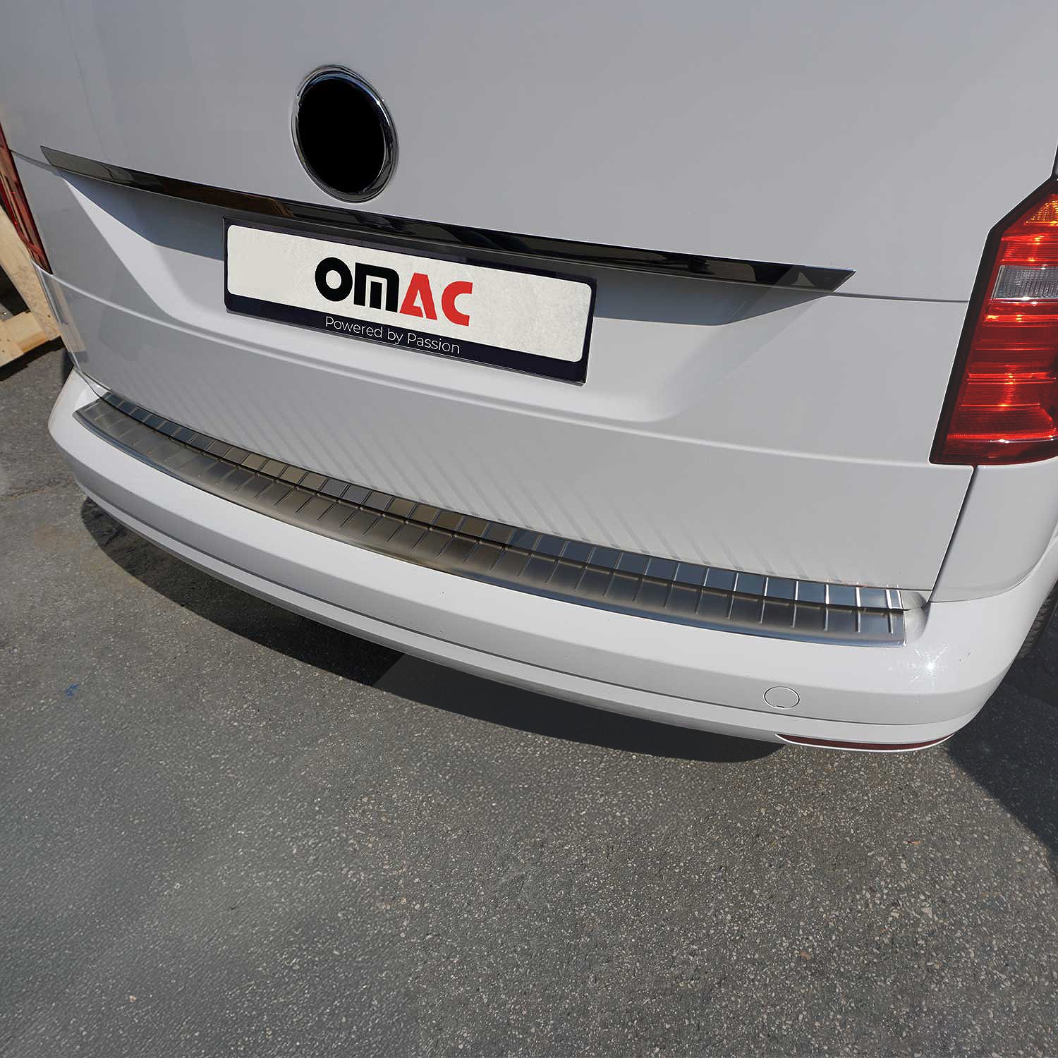 Omac Ladekantenschutz Stoßstange Edelstahl Gebürstet [Hersteller-Nr. 7555093T] für VW