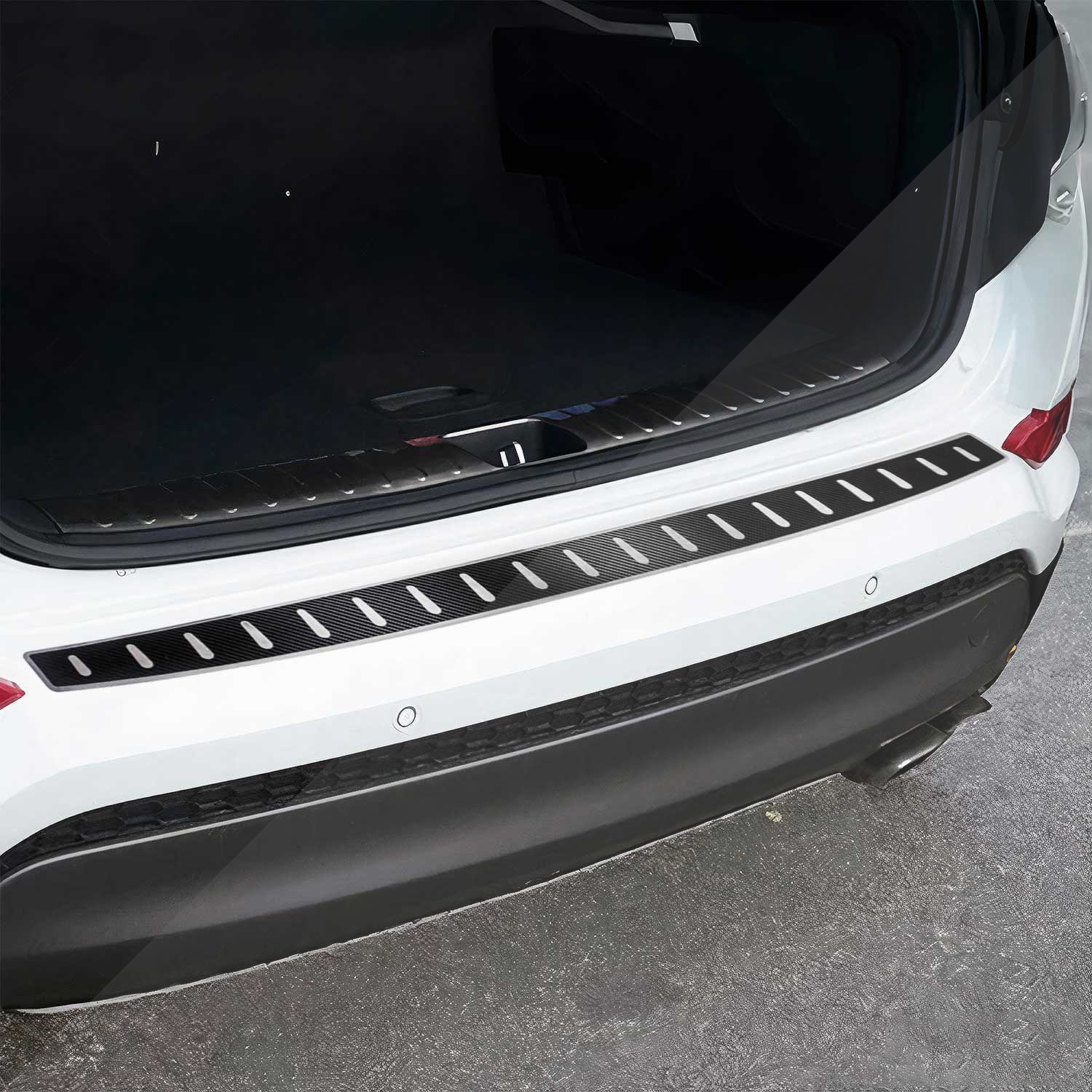 Omac Schwarz Ladekantenschutz Für Hyundai Tucson 2016-2018 Pre-Fl Edelstahl Carbon - Image 2