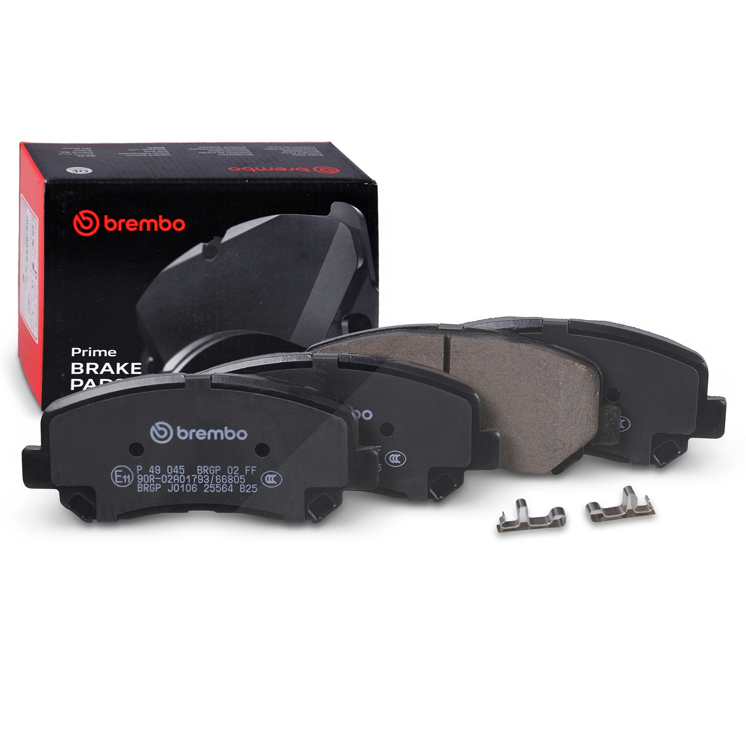 Brembo Bremsbelagsatz Vorderachse [Hersteller-Nr. P49045] für Mazda