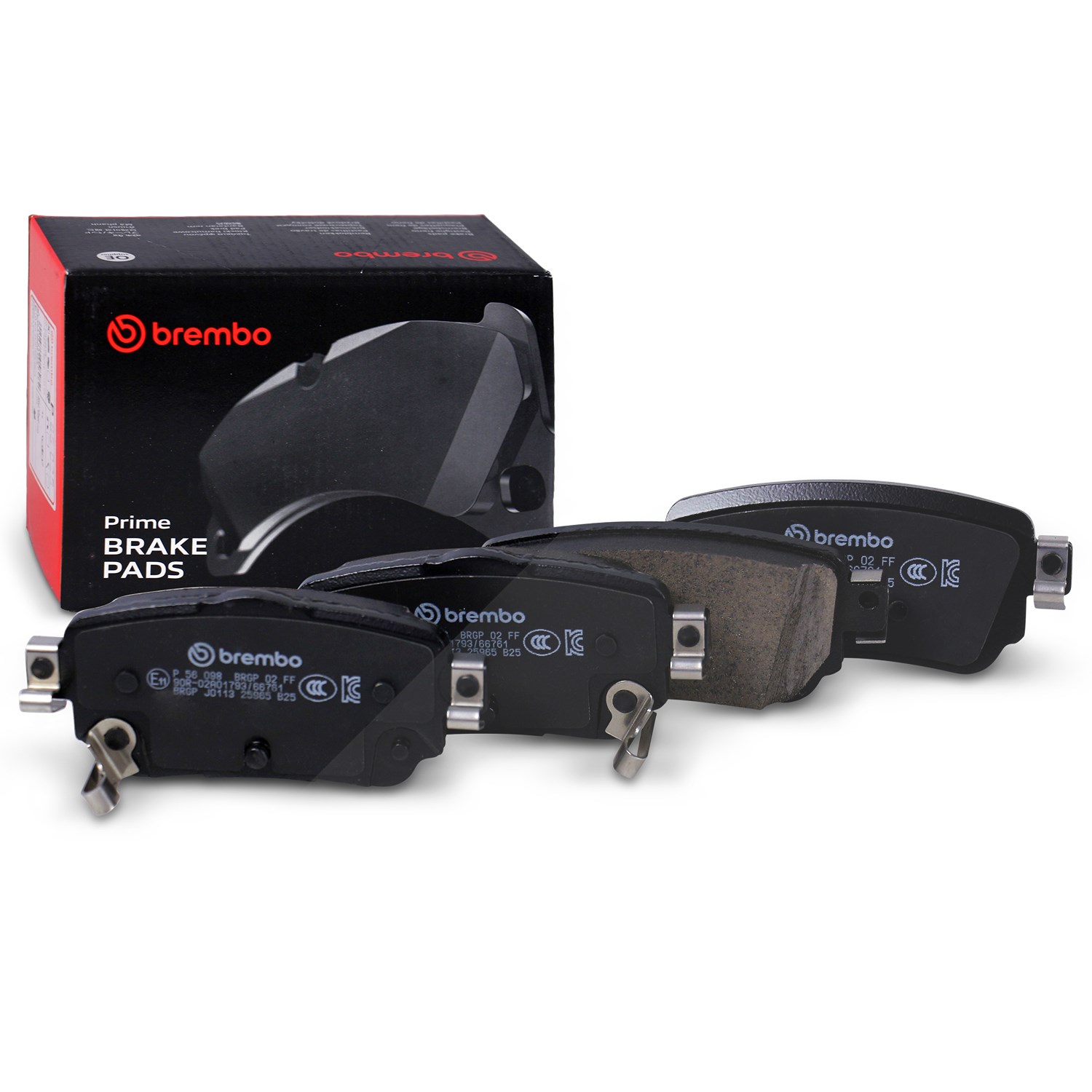 Brembo Bremsbelagsatz hinten [Hersteller-Nr. P56098] für Renault, Nissan