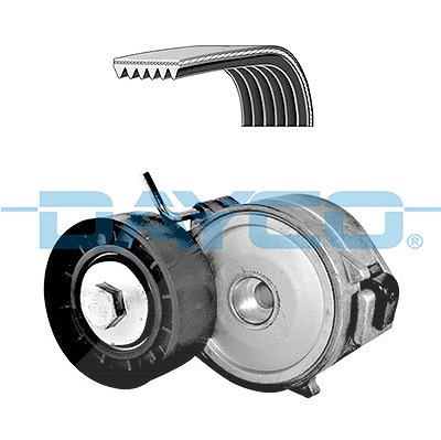 Für DAYCO DAYKPV237 V-ribbed Belt Set DAYKPV237 V-belts set (with rollers) fits - Bild 6