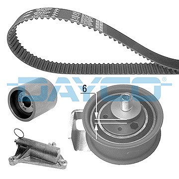 Für DAYCO ZESTAWY PASKOW ROZRZADU KTB405 TIMING BELT KIT - Bild 5
