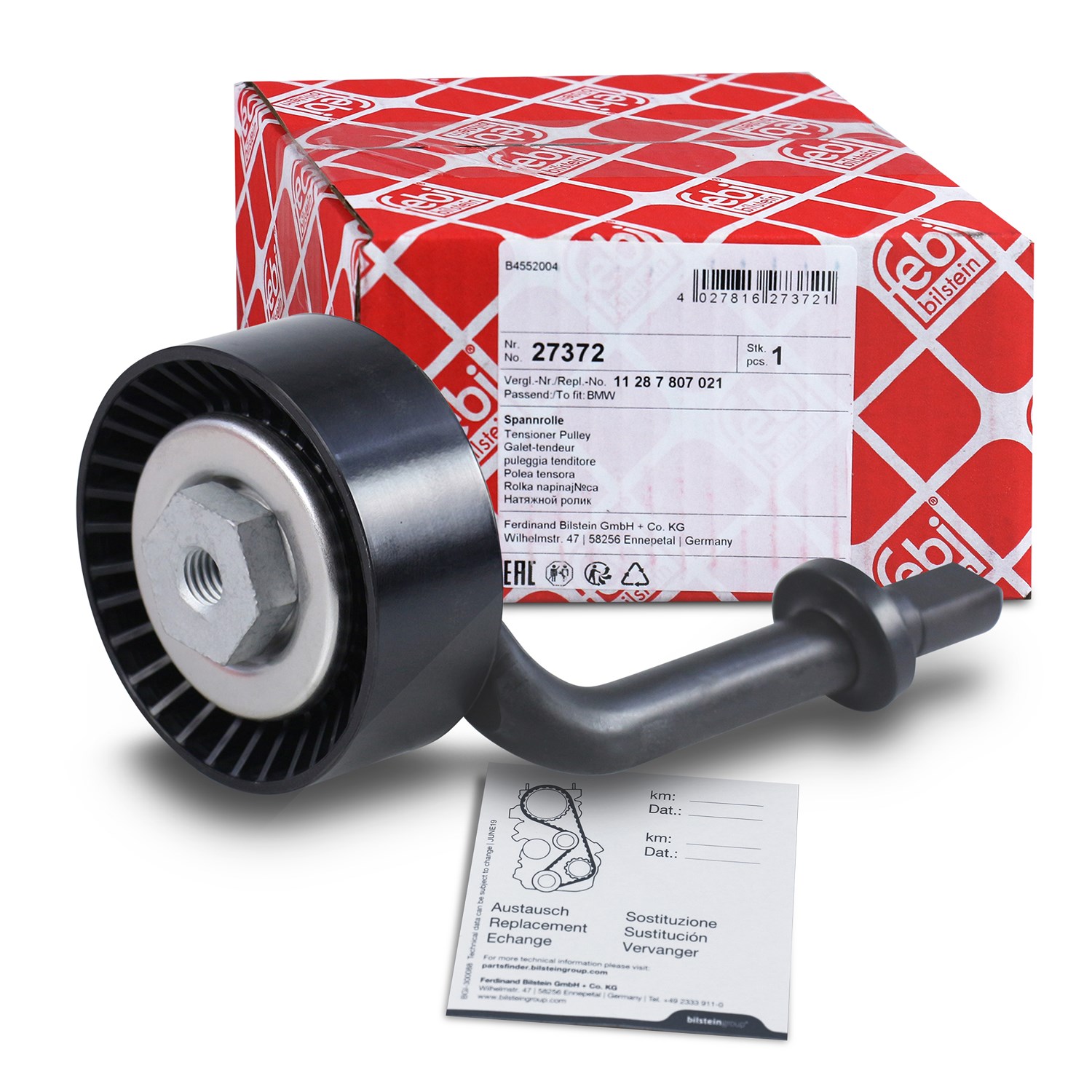 Febi Bilstein Riemenspanner, Keilrippenriemen [Hersteller-Nr. 27372] für BMW