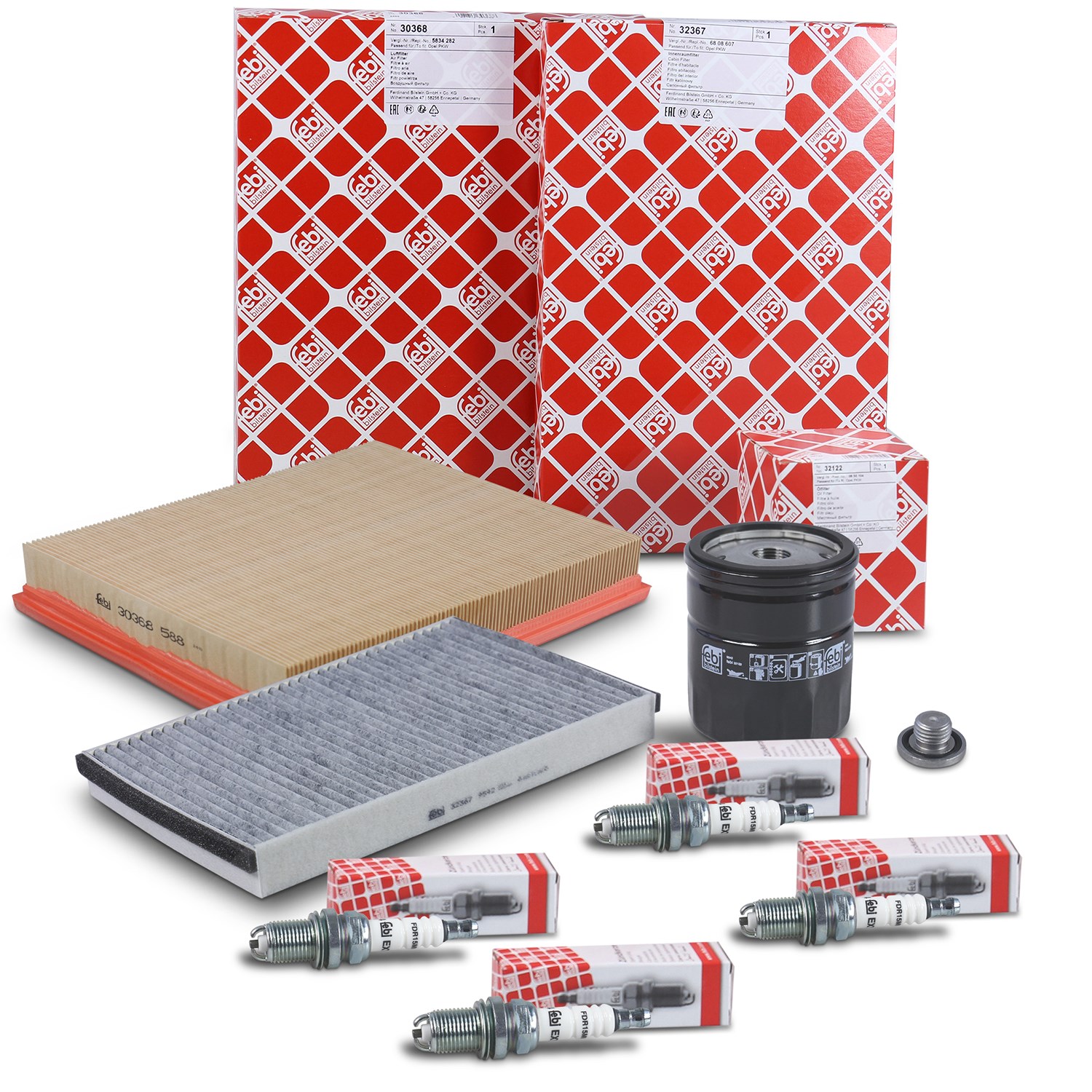 Febi Bilstein Inspektionspaket [Hersteller-Nr. 38836] für Opel, Vauxhall