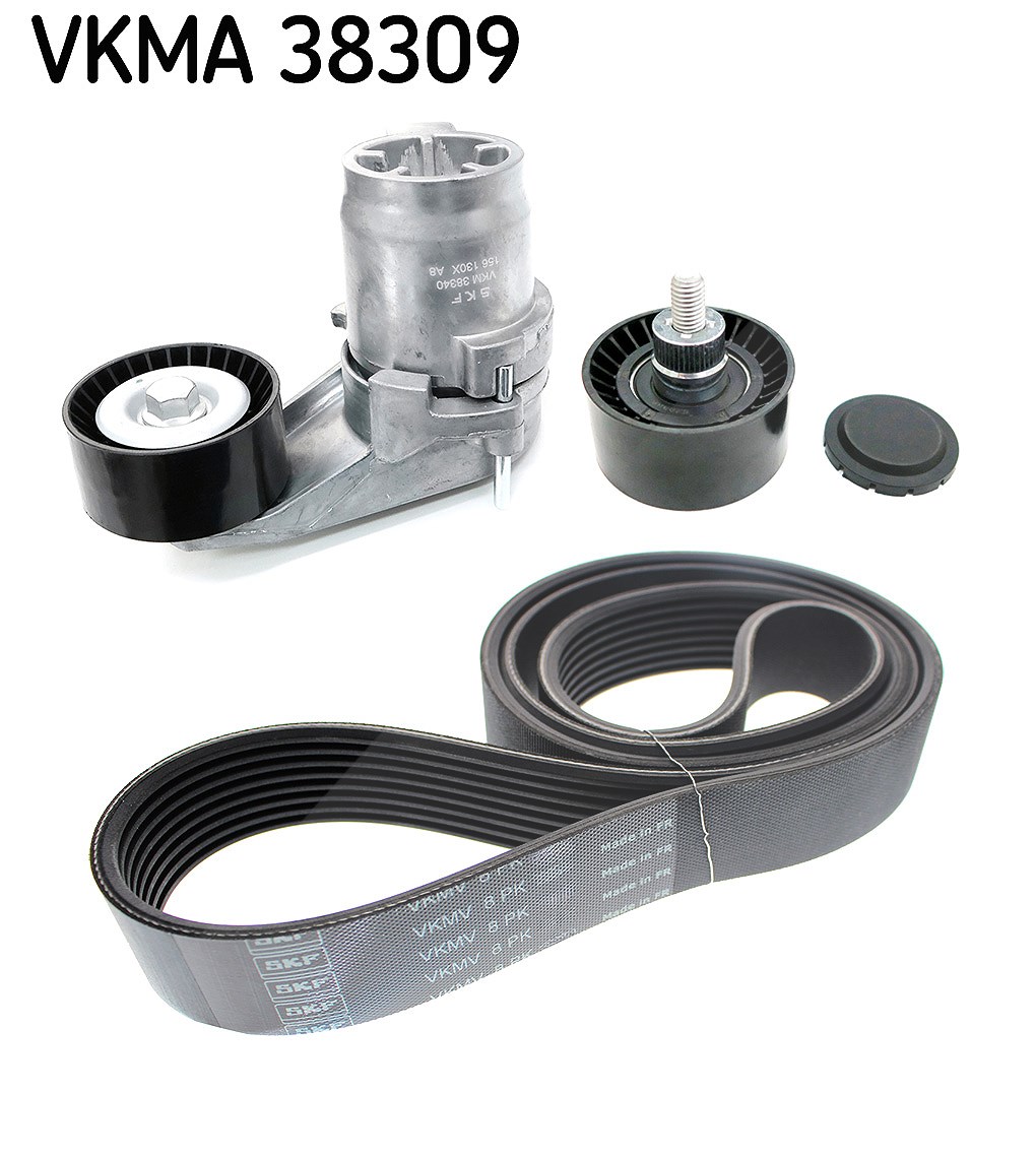 Für SKF VKMA 38309 V-ribbed Belt Set - Bild 6