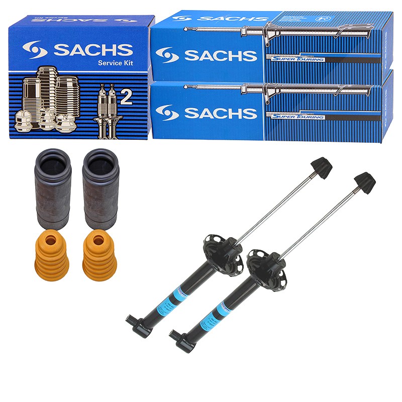 Sachs 2x Stoßdämpfer hinten +Staubschutz [Hersteller-Nr. 10684370] für Audi