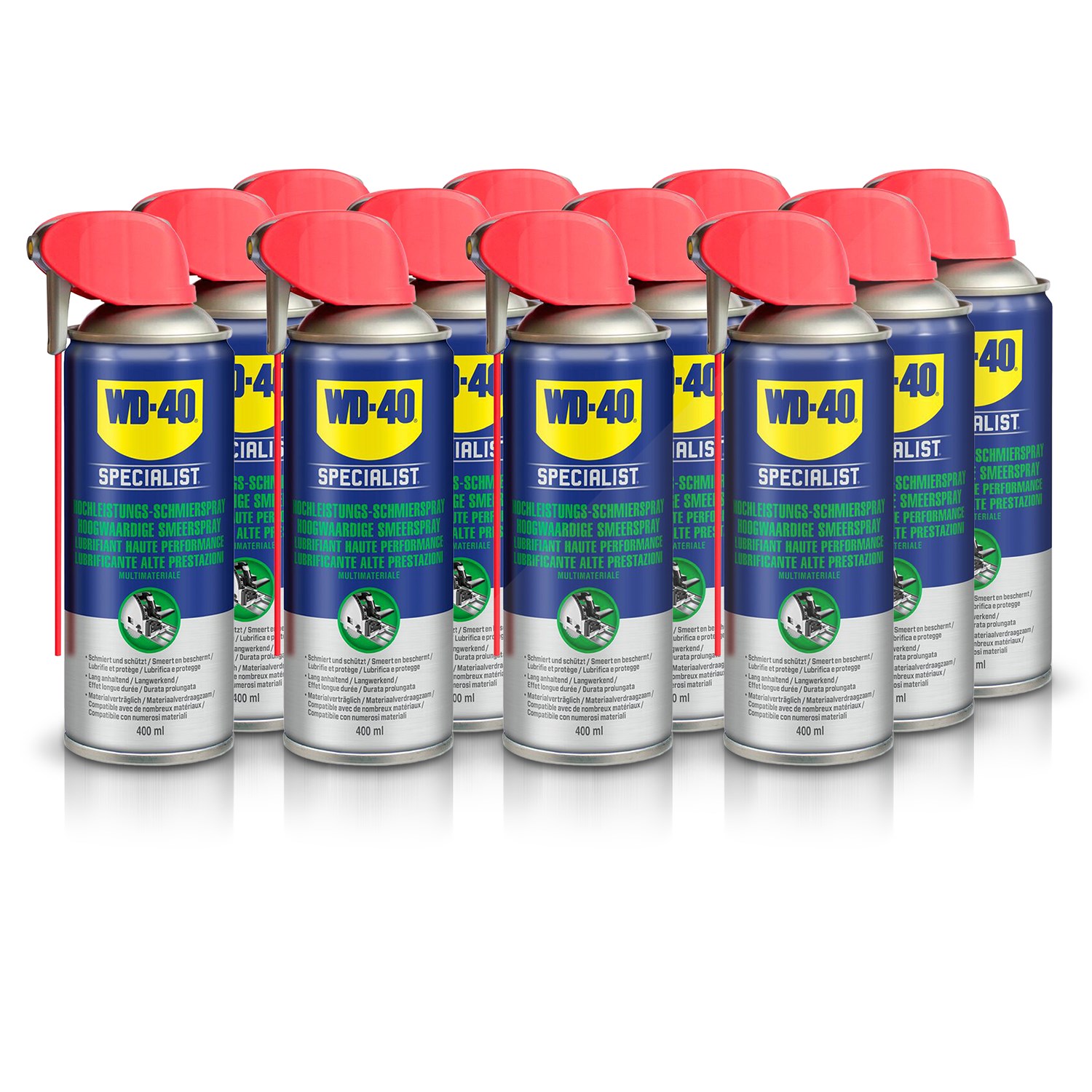 Wd-40 12x 400ml SPECIALIST Hochleistungs-Schmierspray [Hersteller-Nr. 49396/161]