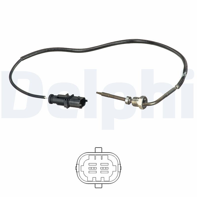 Abgastemperatursensor TS30113 DELPHI für FIAT DOBLO Cargo DOBLO Kombi - Bild 5