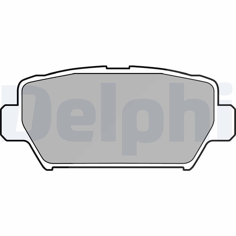 Bremsbelagsatz, Scheibenbremse LP3433 DELPHI für MITSUBISHI ECLIPSE CROSS - Bild 10