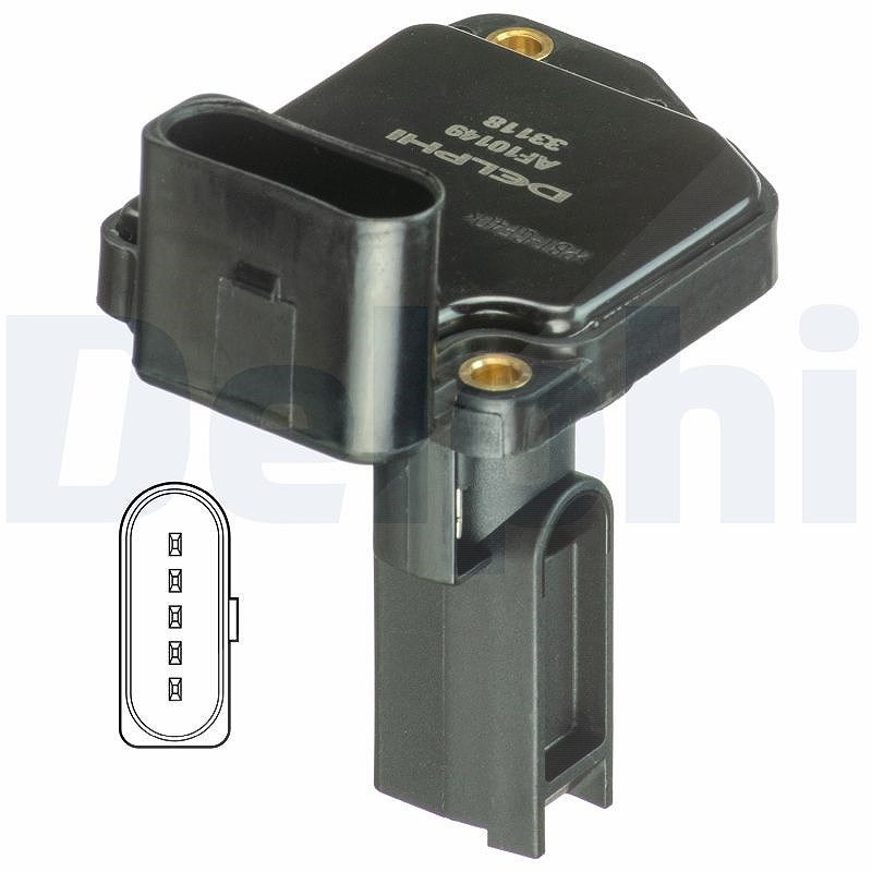 Für DELPHI ELEKTRONIKA AF10149-12B1 MASS AIR FLOW SENSOR POW. AUDI A4 3.0 00- - Bild 5