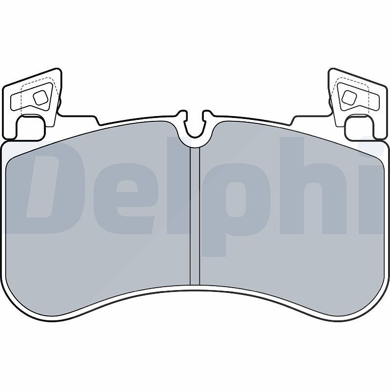 Für DELPHI HAMULCE LP3540 BRAKE PADS FRONT - Bild 7