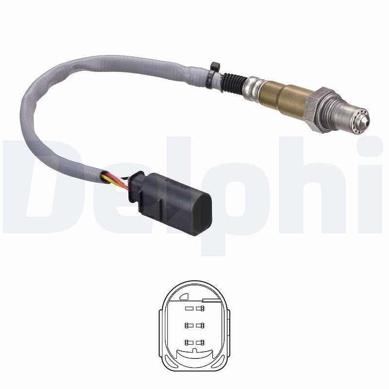 Lambdasonde Planarsonde ES21133-12B1 DELPHI für MERCEDES-BENZ R-KLASSE M-KLASSE - Bild 9