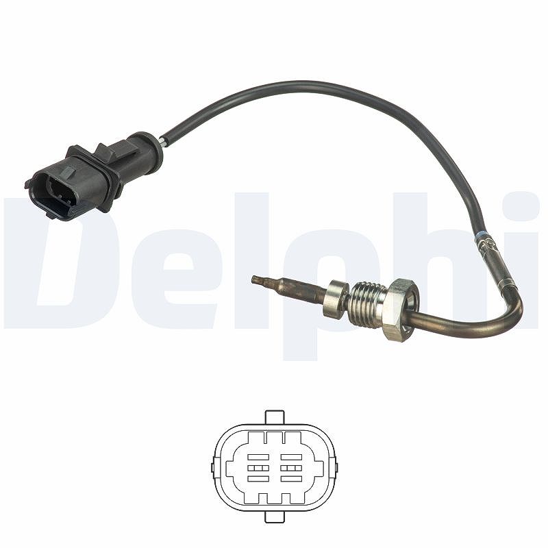 Für DELPHI ELEKTRONIKA TS30103 EXHAUST GAS TEMPERATURE SENSOR - Bild 7