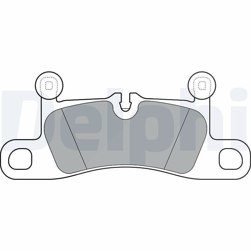 Delphi Bremsbel?Ge Hinten Porsche 718 911 Boxster Cayenne - Bild 4