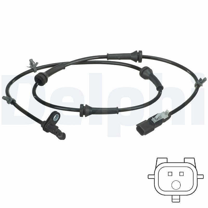 Für DELPHI ELEKTRONIKA SS20676 WHEEL SPEED SENSOR REAR LEFT/RIGHT - Bild 5