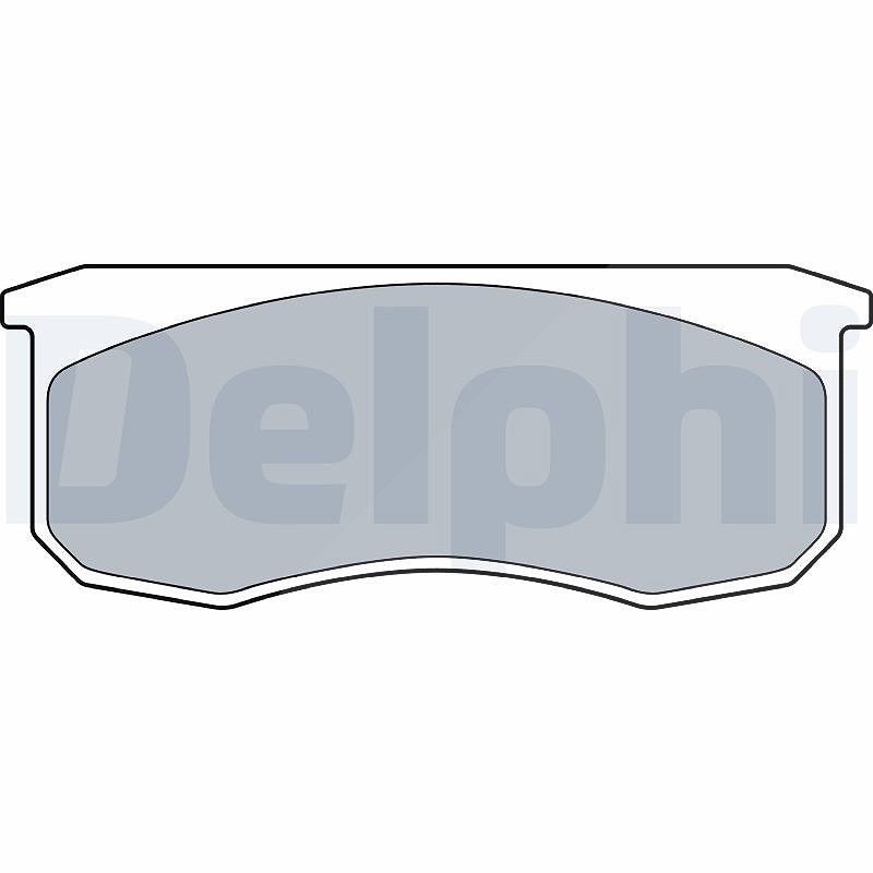 Für DELPHI HAMULCE LP3509 BRAKE PADS FRONT - Bild 7