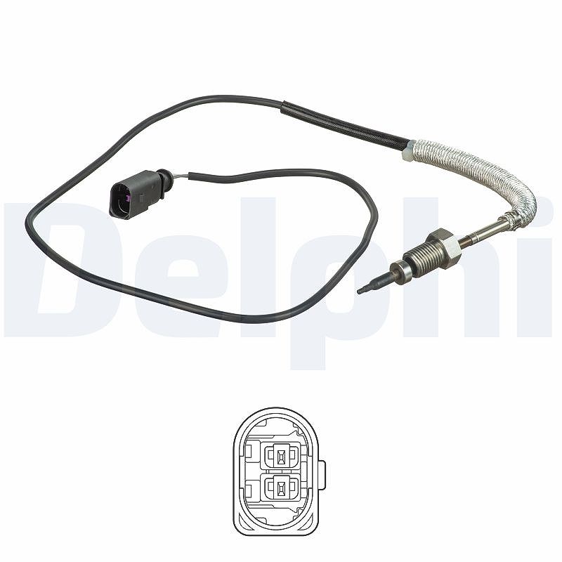 Delphi TS30158 Sensor für Abgastemperatur Sensor Abgastemperatur für Audi - Bild 5