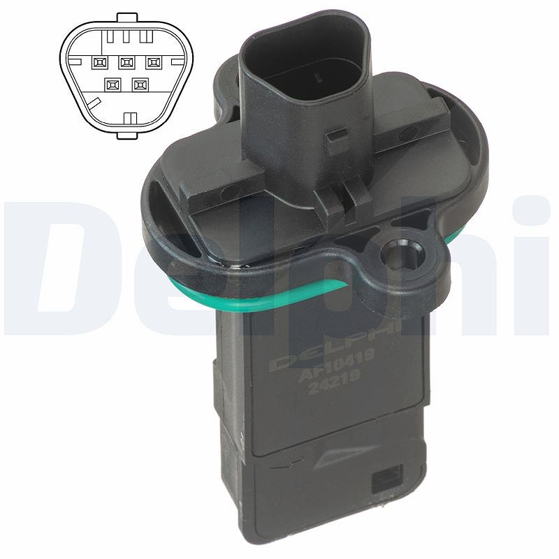 Für DELPHI ELEKTRONIKA AF10419-12B1 MASS AIR FLOW SENSOR POWIETRZA - Bild 5
