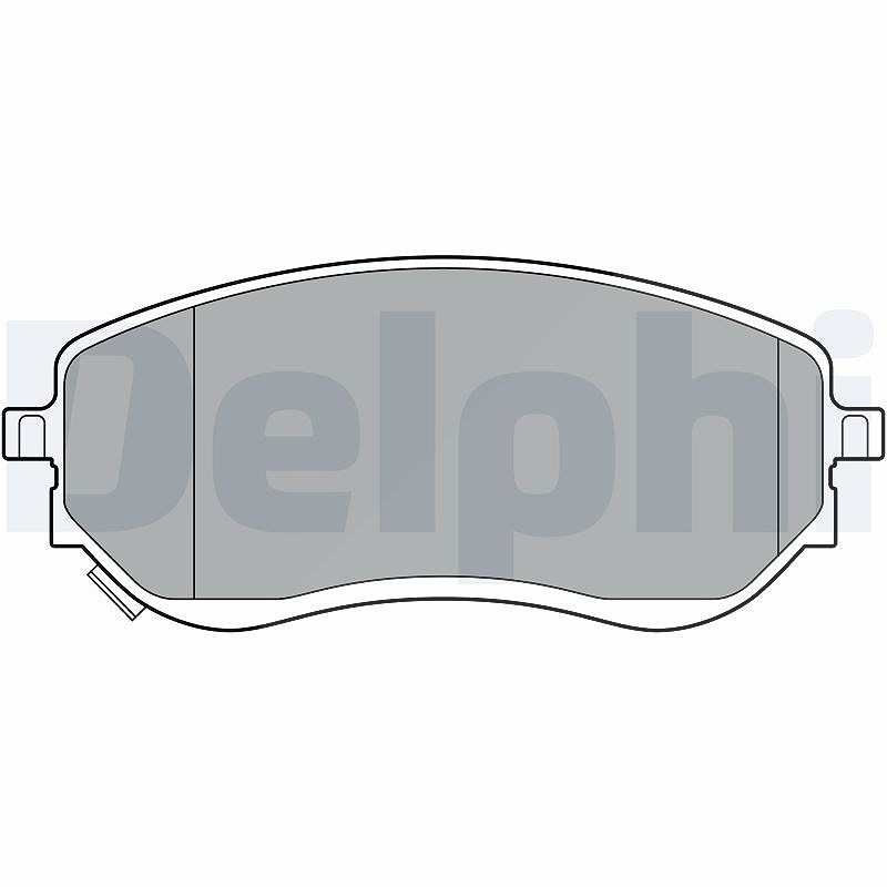 Delphi Bremsbelagsatz Lp3401, Vorne - Bild 9