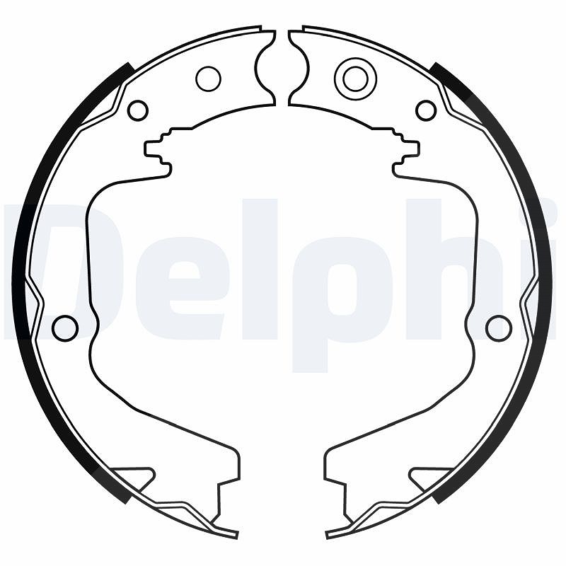 Delphi Bremsbackensatz, Feststellbremse Ls2170 - Bild 9