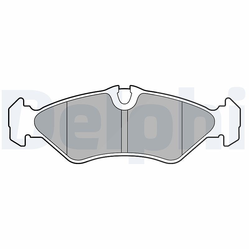 Für DELPHI HAMULCE LP3664 BRAKE PADS REAR - Bild 6