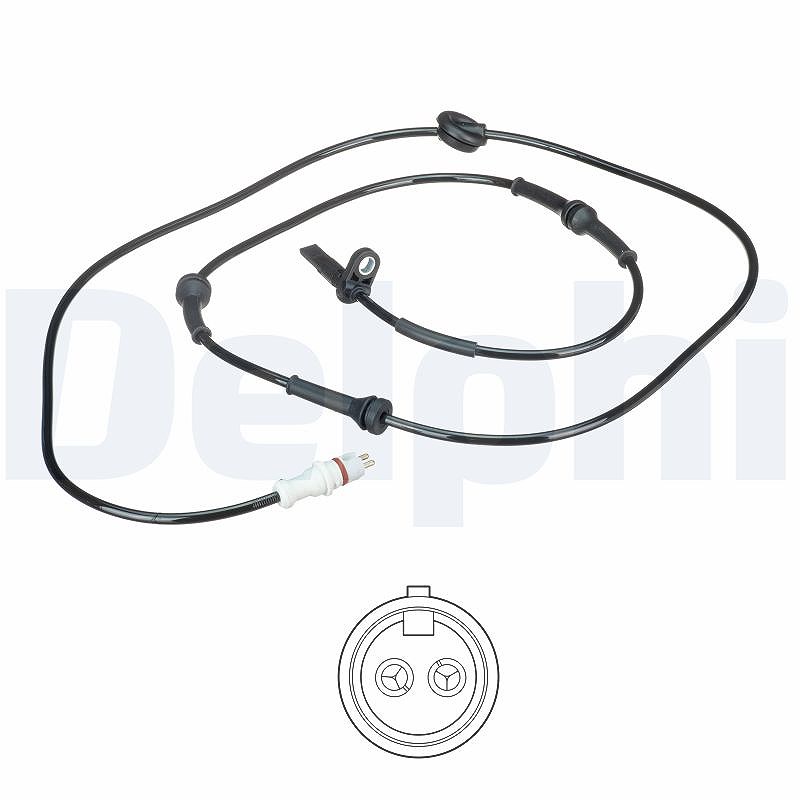 Für DELPHI ELEKTRONIKA SS20598 WHEEL SPEED SENSOR REAR RIGHT - Bild 9
