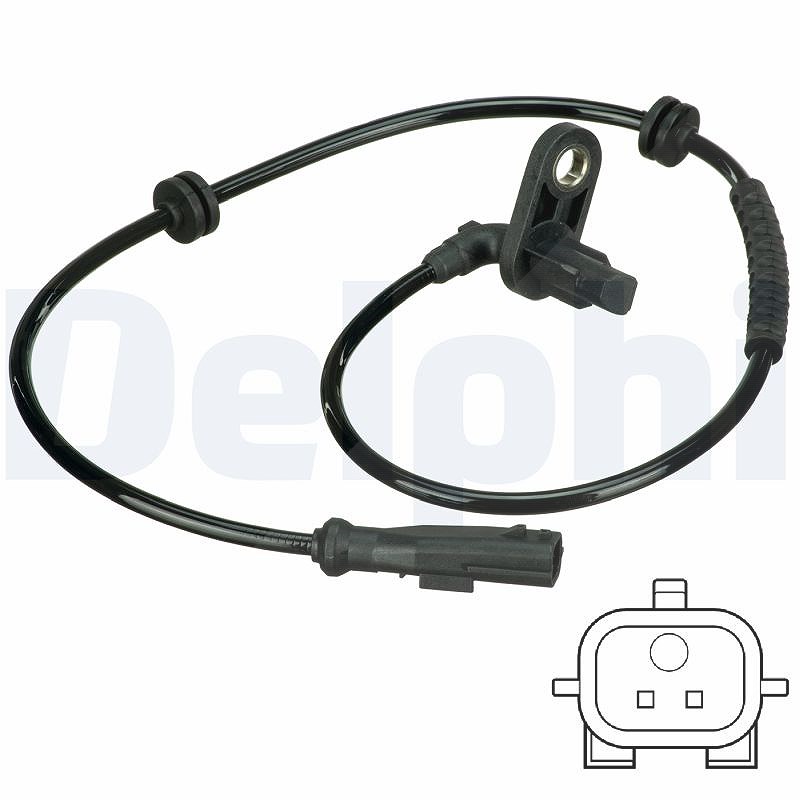 Delphi Raddrehzahlsensor Hinten Rechts Renault Clio Modus - Bild 5