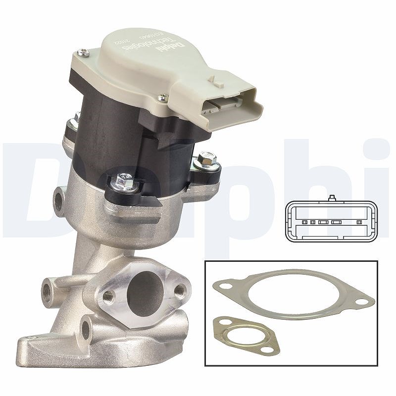 AGR-Ventil elektrisch EG10640-12B1 DELPHI für LAND ROVER DISCOVERY IV - Bild 7