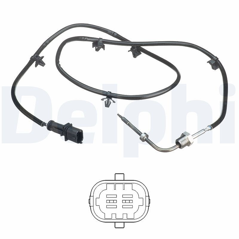 Für DELPHI ELEKTRONIKA TS30243 EXHAUST GAS TEMPERATURE SENSOR - Bild 9