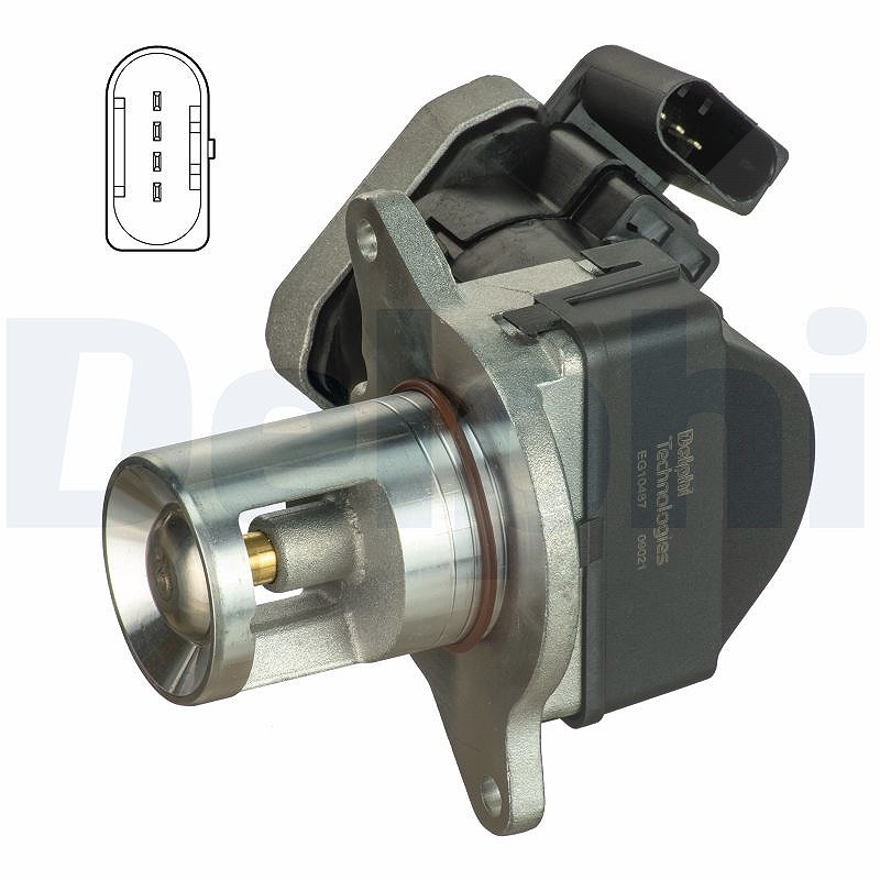 AGR-Ventil EG10487-12B1 DELPHI für MERCEDES-BENZ E-CLASS S-CLASS C-CLASS VIANO - Bild 9