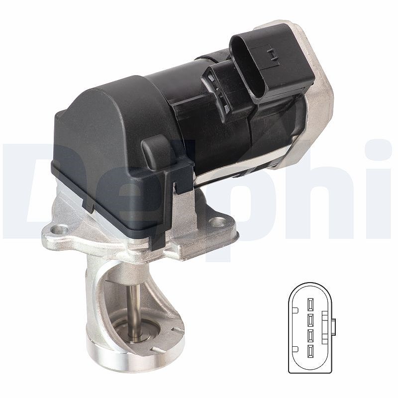 AGR-Ventil elektrisch EG10431-12B1 DELPHI für VW SEAT - Bild 5
