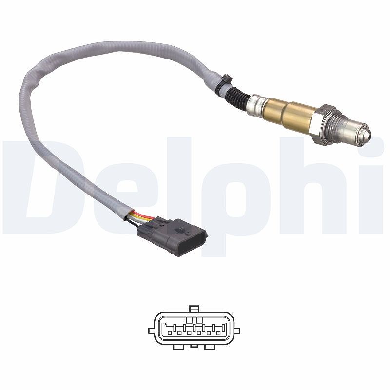 Lambdasonde Breitband-Lambda-Sonde ES21350-12B1 DELPHI für OPEL VIVARO B Bus - Bild 8