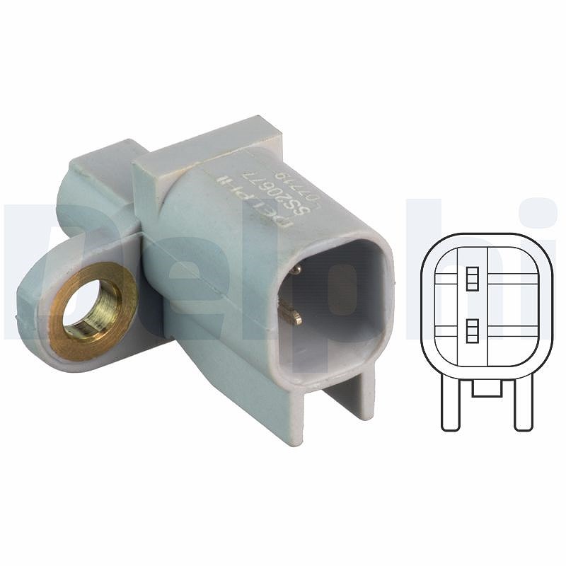 Für DELPHI ELEKTRONIKA SS20677 WHEEL SPEED SENSOR REAR LEFT/RIGHT - Bild 8