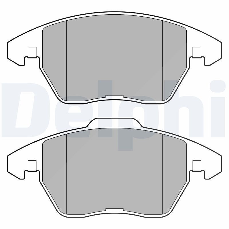 Delphi Bremsbelagsatz, Scheibenbremse Lp3684 Für Vw Skoda (Svw) - Bild 6