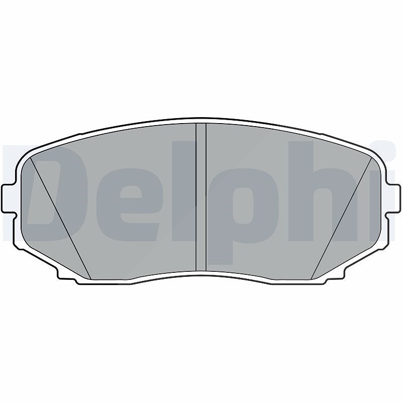 Für DELPHI LOCKHEED HAMULCE LP3399 BRAKE PAD AXLE SET MITSUBISHI - Bild 7
