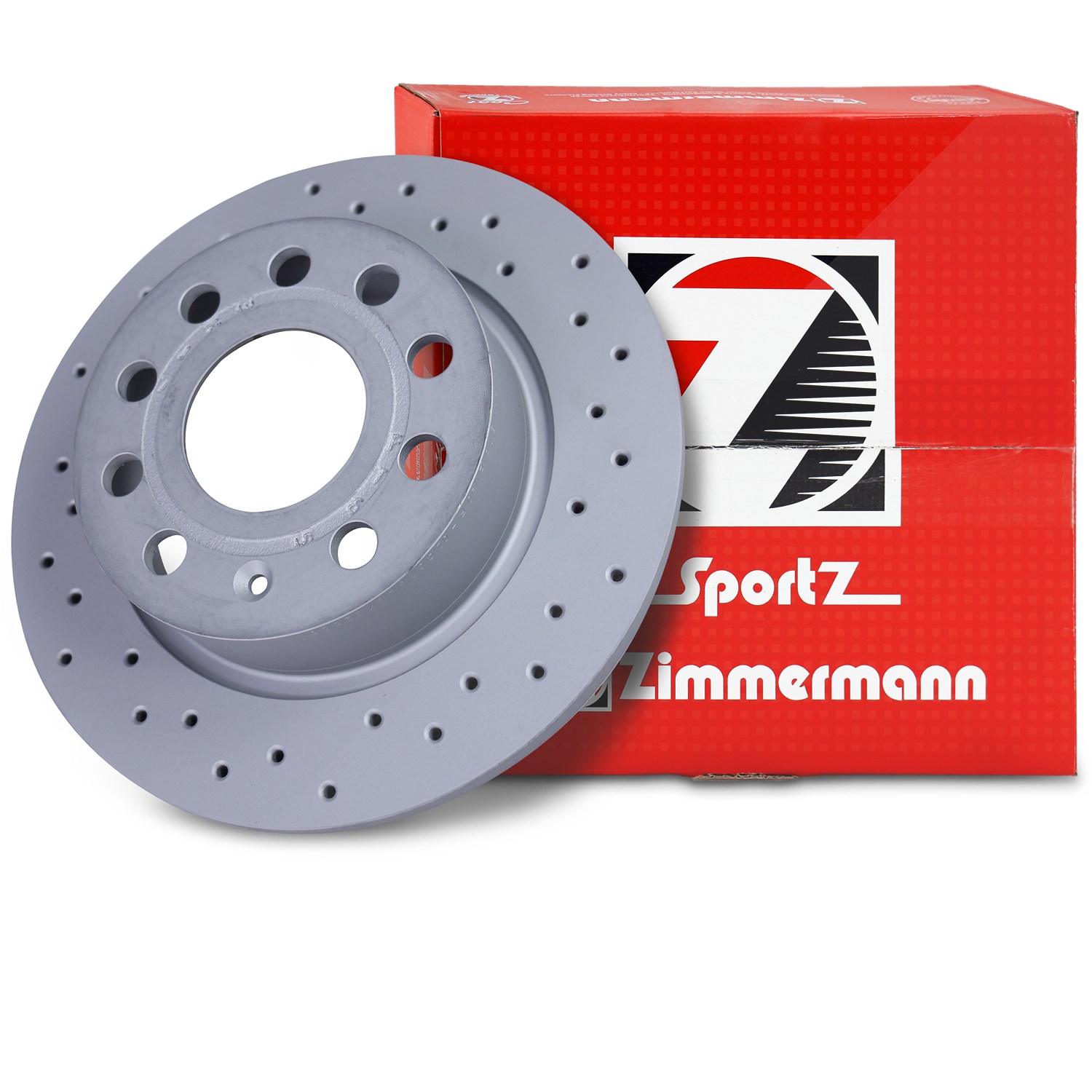 Zimmermann Sport-Bremsscheibe Ø253 voll Hinterachse [Hersteller-Nr. 600.3234.52] für Seat, Skoda, Audi, VW