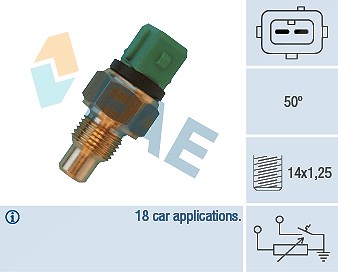 FAE Sensor, Kühlmitteltemperatur 34430 für Citroën/Peugeot Fiat - Bild 3