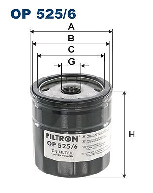 FILTRON Ölfilter OP 525/6 Anschraubfilter 93mm GewindemaßM20x1.5 für VAG - Bild 6