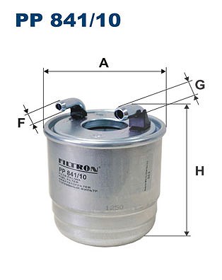 Für FILTRON PP 841/10 Fuel Filter PP 841/10 Fuel filter fits: MERCEDES C (C204) - Bild 5