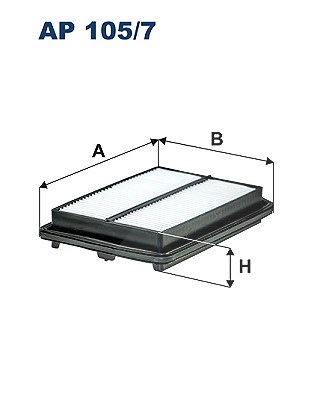 FILTRON AP105/7 Luftfilter Luftfiltereinsatz für Honda - Bild 7