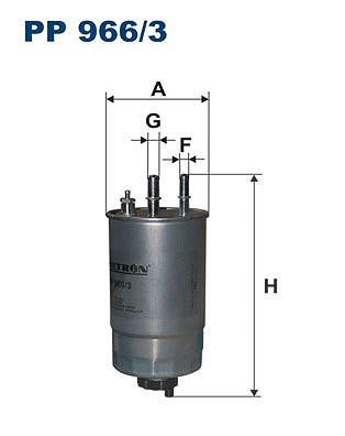 Filtron Kraftstofffilter Pp 966/3 Leitungsfilter 208Mm Für Opel Ford Fiat Peugeot Citroën - Bild 6