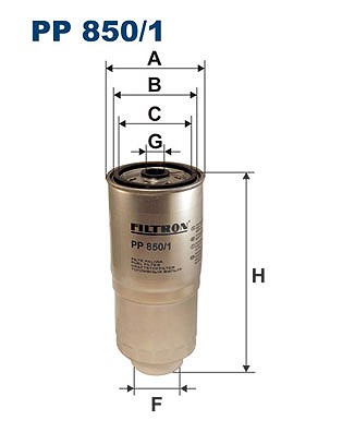 Für FILTRON FILTRY PP 850/1 FUEL FILTER - Bild 6