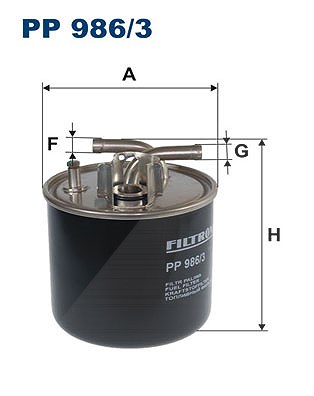Für FILTRON PP 986/3 Fuel Filter PP 986/3 Fuel filter fits: AUDI A8 D3 3.0D/4.0 - Bild 6