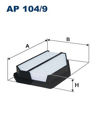 Für FILTRON FILTRY AP 104/9 AIR FILTER - Bild 6