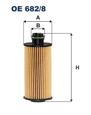 FILTRON Ölfilter OE 682/8 Filtereinsatz 130mm für Fiat - Bild 5