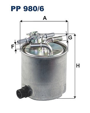 Für FILTRON PP 980/6 Fuel Filter PP 980/6 Fuel filter fits: DACIA LOGAN, LOGAN - Bild 6