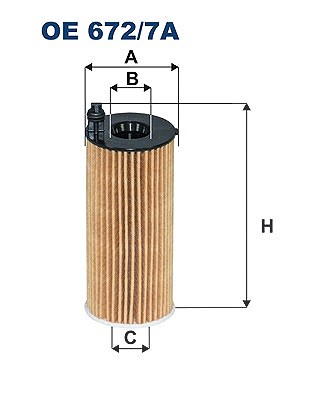 Filtron Ölfilter Oe672/7A Größe 6 Oe 672/7A - Bild 6